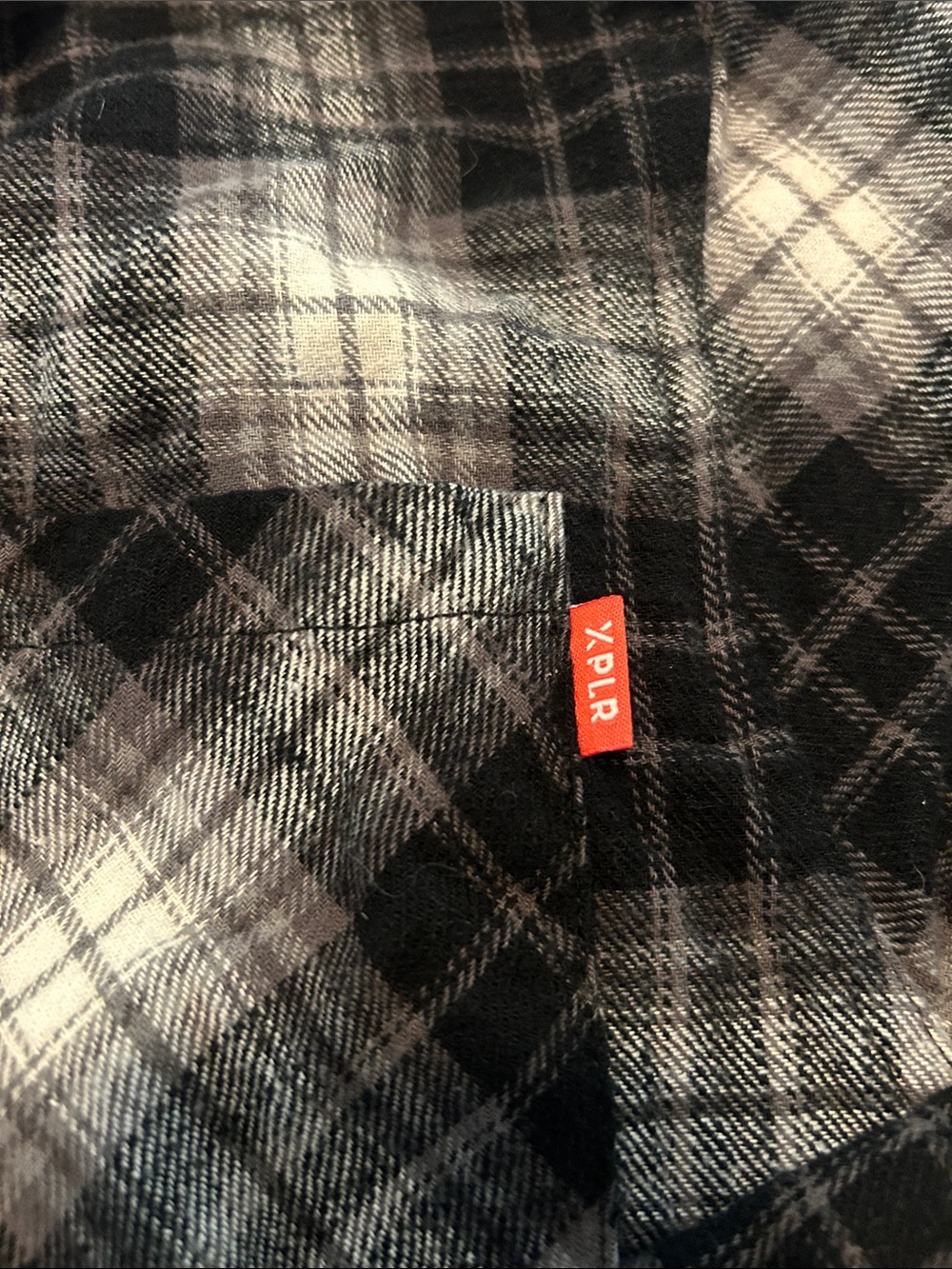 Xplr Club Plaid Flannel Shirt - Psychic Readings XL - Sam and Colby Halloween - Picture 3 of 4